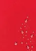 A close-up of a red fabric with water droplets on it. Podgląd zdjęcia produktu