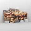 Bild auf Leinwand - Leinwandbild - 4 Teile - Muschel Hand Produktbild-Vorschau 4