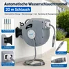 Bituxx® 20 Meter Wand Schlauchtrommel Schlauchaufroller Produktbild-Vorschau 2