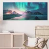 DEQORI Hybrid Leinwand Bild 150x60 cm 'Das Nordlicht der Produktbild-Vorschau 4