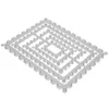 A set of nested rectangular cutting dies with a decorative scalloped edge, presented on a white background. Náhled obrázku produktu