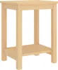 vidaXL Stolik nocny naturalny 35x30x47 cm lite drewno Podgląd zdjęcia produktu 5