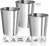 com-four® 3x Edelstahl-Trinkbecher - Becher aus Edelstahl Produktbild-Vorschau 4