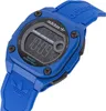 A blue Adidas digital watch is shown against a white background. Náhled obrázku produktu