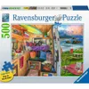Puzzle RAVENSBURGER Vista dalla roulotte XXL 500 pezzi Anteprima dell’immagine prodotto 3