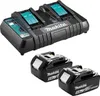 Makita - Caricabatterie 2 x - Li-Ion - 5 mAh - Carica 2 Anteprima dell’immagine prodotto 11