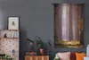 MuchoWow® Wandteppich Wandbehang Rosafarbener Blick auf die Produktbild-Vorschau 5