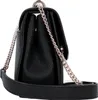A black Guess handbag with a chain strap, shown from the side. Produktbild-Vorschau