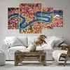 Bild auf Leinwand - Leinwandbild - 4 Teile - Kurvenreich Produktbild-Vorschau 6