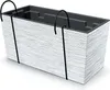 nabbi Plastový balkonový květináč DFC600W 58 cm - bílá Náhled obrázku produktu 12