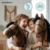 Mamabrum Hobby Horse Marrone 68 cm – Cavallo a bastone per Anteprima dell’immagine prodotto 6