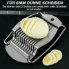 Eierschneider Edelstahl Ei Schneider Zerteiler Slicer Küche Produktbild-Vorschau 3