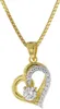 trendor 41486 Ketten-Anhänger Herz Gold 333/8K an goldplattierter Silberkette 1 Produktbild-Vorschau