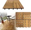 LARS360 Dřevěné dlaždice Balkon 30 x 30 cm Terasové Náhled obrázku produktu 1