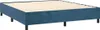 vidaXL Boxspringbettgestell Dunkelblau 180x200 cm Samt Produktbild-Vorschau 3