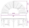 vidaXL Panchina a forma di albero, naturale, 160 x 80 x 45 Anteprima dell’immagine prodotto 6
