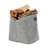 Aufbewahrungskorb Filz Zeitungskorb 24x34x24cm hellgrau Produktbild-Vorschau 4