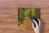MuchoWow® Mauspad Mousepad Wald - Weg - Herbst - Laub 30x30 Produktbild-Vorschau 3