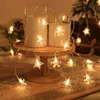 3m LED Schneeflocke Stern Lichterkette Warmweiß Produktbild-Vorschau 6