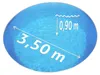 Aufstellbecken Ø 3,50 x 0,90 m Folie blau 0,6mm EB, Stahl Produktbild-Vorschau 4