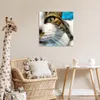 MuchoWow® Poster Katze - Pfote - Kopf 50x50 cm - Produktbild-Vorschau 7