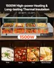 VEVOR Kommerzieller Speisenwärmer mit 4 x 8 Qt Behältern, Produktbild-Vorschau 10