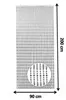 Lockardi Türvorhang DROPS Kunststoff grau 72 Stränge 90x200 Produktbild-Vorschau 3