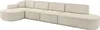 ALTDECOR Ecksofa in L-Form MARI-L3-v3 - 413x171x83 cm Beige Produktbild-Vorschau 2