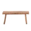 A rustic wooden bench on a white background. Produktbild-Vorschau