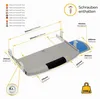 Emuca Tastaturhalterungen Mickey2, Stahl und Kunststoff, Produktbild-Vorschau 8