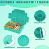 Brotdose Kinder mit 7 Fächern, 1350ml Auslaufsichere Produktbild-Vorschau 4