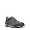 Damen-Zustiegsschuhe "Crux Wmn" von Scarpa in Grau mit blauen Akzenten und rutschfester Sohle. Produktbild-Vorschau