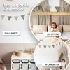 Ghirlanda bandierine Eucalipto & Beige chiaro senza Anteprima dell’immagine prodotto 2