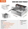 VEVOR 12x2L Komercyjna Elektryczna Frytkownica Tłuszczowa Podgląd zdjęcia produktu 15