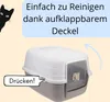 Katzenklo mit Deckel Aktivkohlefilter Katzentoilette Katzen Produktbild-Vorschau 8
