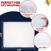 Kunstschnee Deko Weihnachts-Set 4-teilig Weiß 90x240 cm Produktbild-Vorschau 4