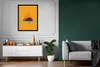 MuchoWow® Gerahmtes Poster Auto - Flammen - Rot - Vintage Produktbild-Vorschau 6