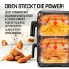 GOURMETmaxx Friteuse à air XXL, capacité 17 litres, avec Voir les images du produit 5