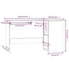 vidaXL Bureau d'angle Gris Sonoma 120x140x75 cm Bois Voir les images du produit 7