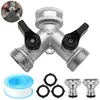 2-Wege Wasserverteiler 3/4 Zoll – Wasserhahn Verteiler, Produktbild-Vorschau 1