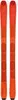 A pair of orange skis on a white background. Produktbild-Vorschau