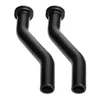Two black curved tubes are shown against a white background. Produktbild-Vorschau