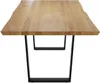 Esstisch Oviedo 140x90 Wildeiche mit Baumkante und Produktbild-Vorschau 1