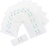 A fan of white lifting patches with blue arrows is arranged on a white background. Náhled obrázku produktu