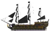 Mould King 13186 Nave pirata XXL - Set di costruzioni a Anteprima dell’immagine prodotto 4
