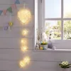 Appendino decorativo con 6 cuori in bianco con Anteprima dell’immagine prodotto 8