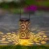 LED Solar Laterne im Blumendesign 1warmweißes LED 10x18cm Produktbild-Vorschau 1