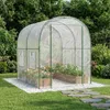 vidaXL Gewächshaus mit Rahmen 160 x 200 x 192,5 cm PVC Produktbild-Vorschau 2