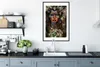 MuchoWow® MuchoWow® Gerahmtes Poster Frau - Blumen - Farbe Produktbild-Vorschau 4