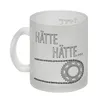 Hätte, Hätte ... Fahrradkette Glas Tasse Produktbild-Vorschau 2